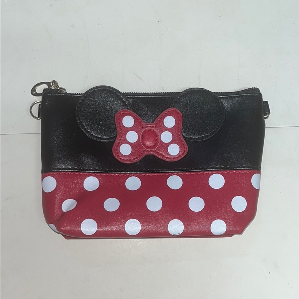 Disney Minnie Mouse Black and Red Clutch